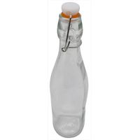 Crafty Cultures Glass Flip Top Bottles With Swing Lid - 500ml - Pack Of 6